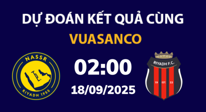 Soi kèo Al Nassr vs Al Riyadh – 01h00 – 21/08 – VĐQG Ả Rập Xê Út