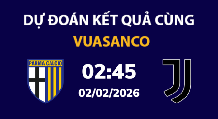Soi kèo Parma vs Juventus – 02h45 – 02/02 – Serie A